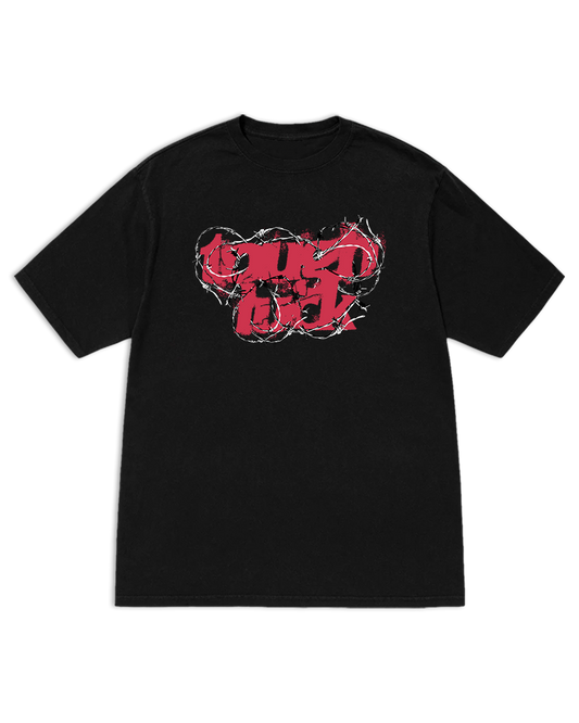 tough luck barbed tee black